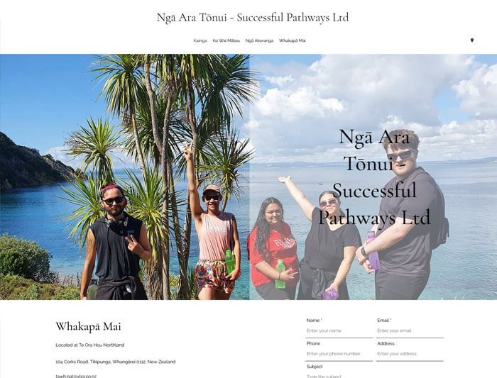 Student Workshop Website Whangarei