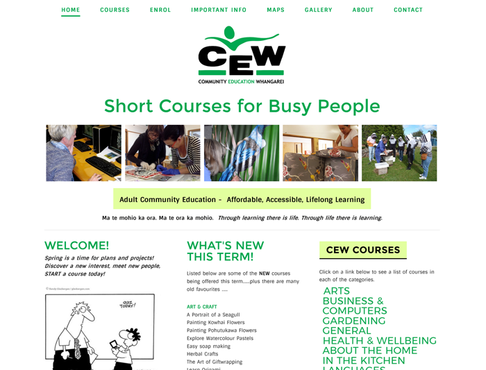 CEW Whangarei Website